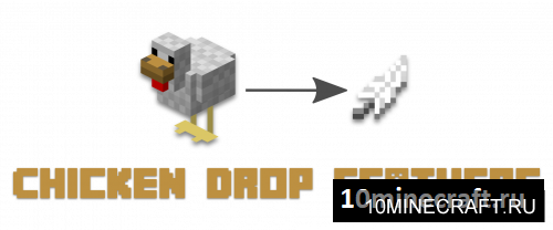 Chicken Drop Feathers