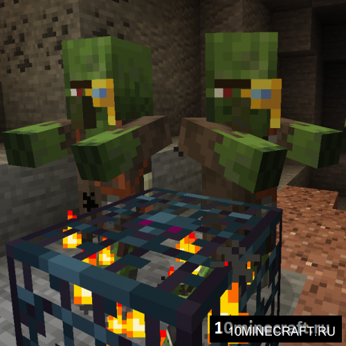 Zombie Villagers From Spawner